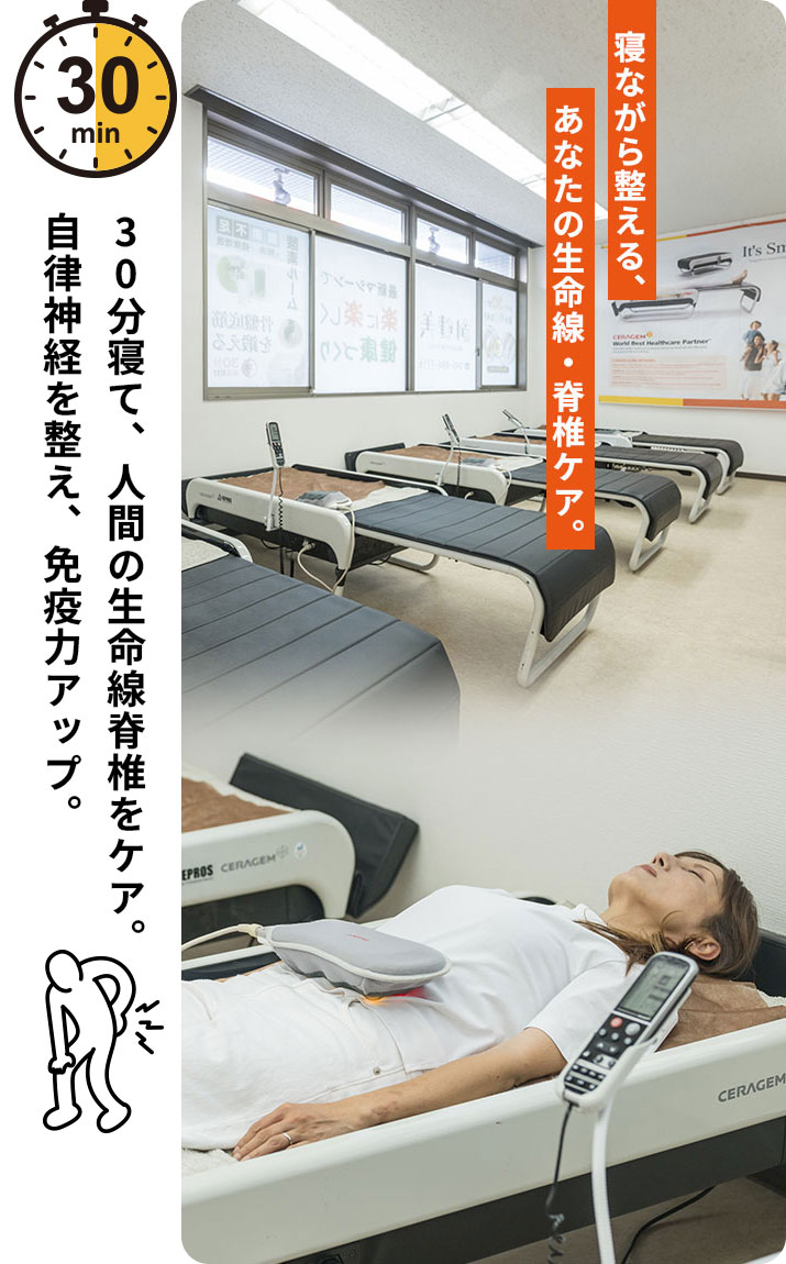 脊椎セラピー｜セラゼム・マスターV3